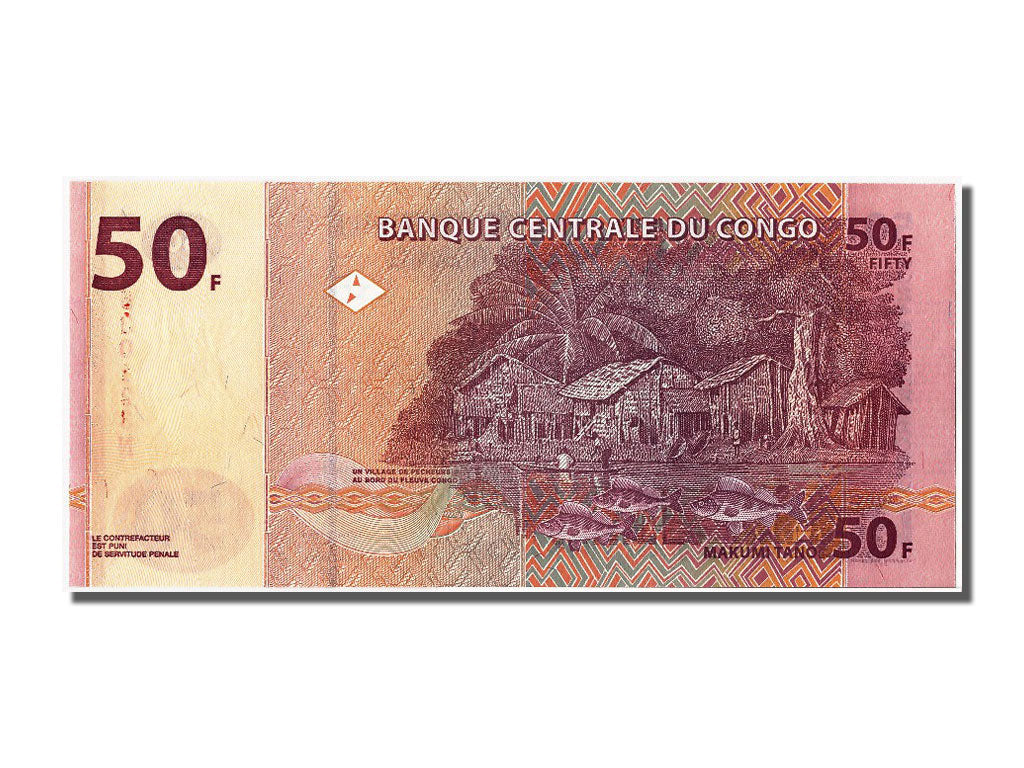 Banknote, Congo Democratic Republic, 50 Francs, 2000, 2000-01-04, UNC(65-70)