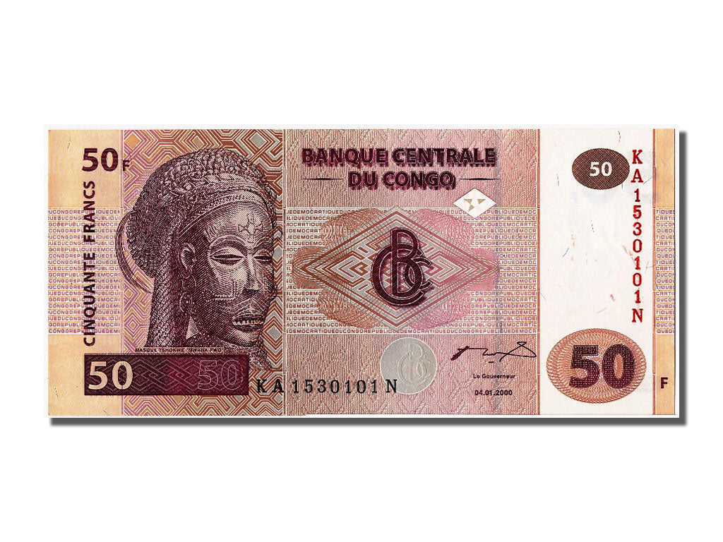 Banconote, Repubblica Democratica del Congo, 50 Francs, 2000, 2000-01-04, FDS