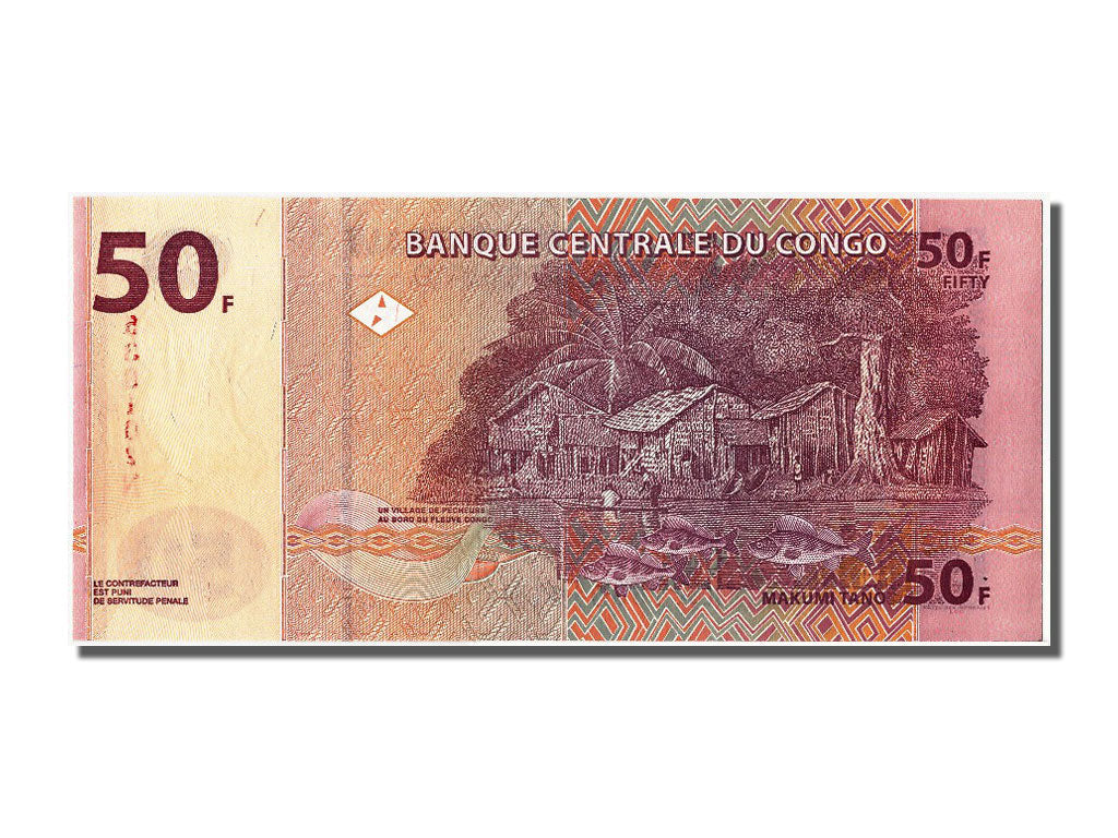 Banconote, Repubblica Democratica del Congo, 50 Francs, 2000, 2000-01-04, FDS