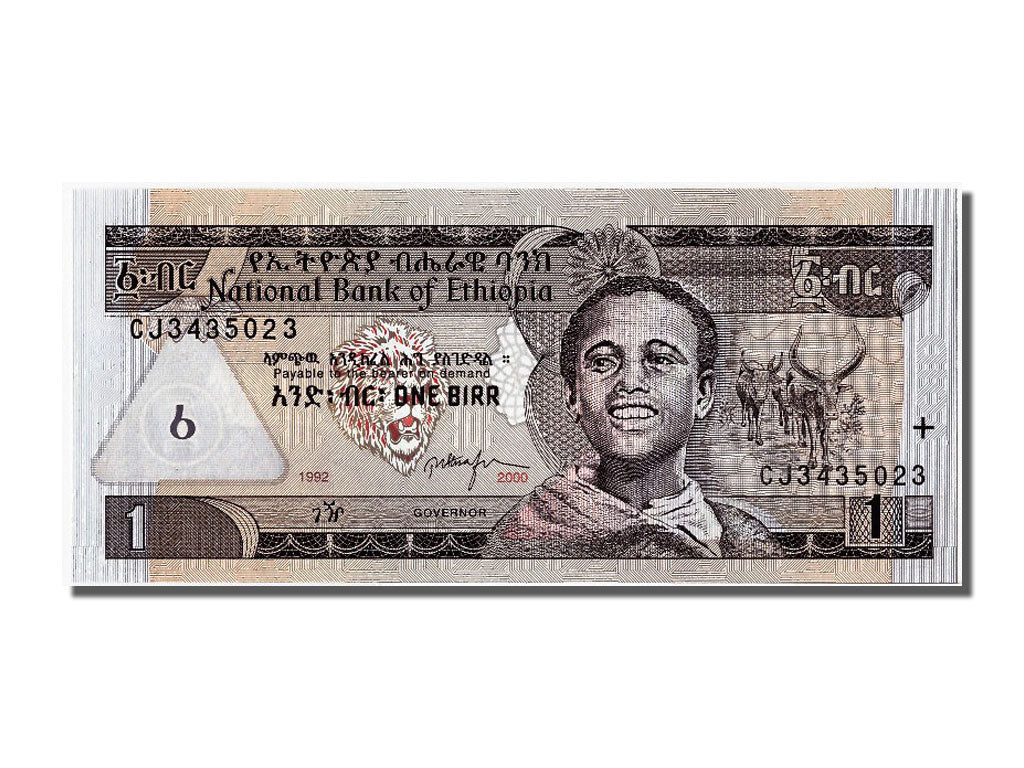 Banknote, Ethiopia, 1 Birr, 2000, UNC(65-70)