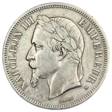 FRANCE, Napoléon III, 2 Francs, 1867, Bordeaux, KM #807.3, EF(40-45), Silver, G.