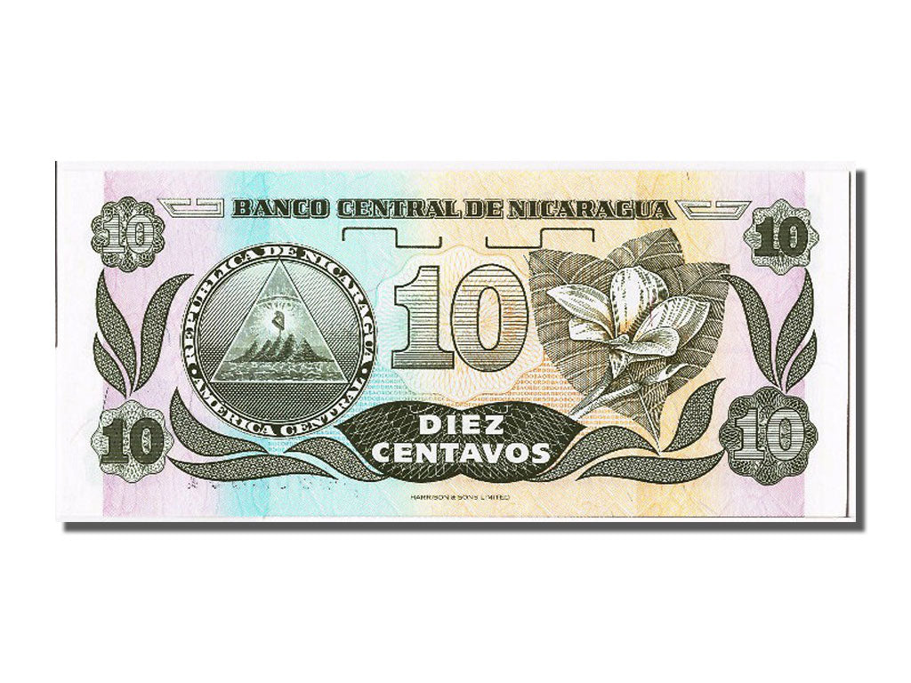 Geldschein, Nicaragua, 10 Centavos, UNZ