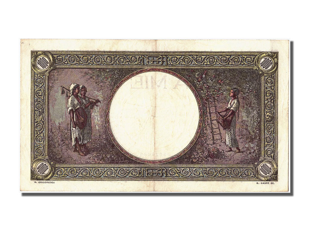 Romania, 1000 Lei, 1936, KM #44a, 1936-06-25, UNC(60-62), D.0202 0089