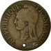 Moneta, Francia, Dupré, Decime, 1795, Paris, B+, Bronzo, Gadoury:184