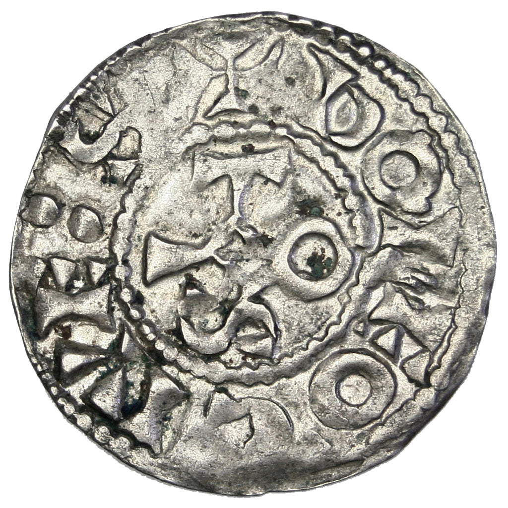 FRANCE, Denarius, Deols, AU(50-53), Silver, 1.19