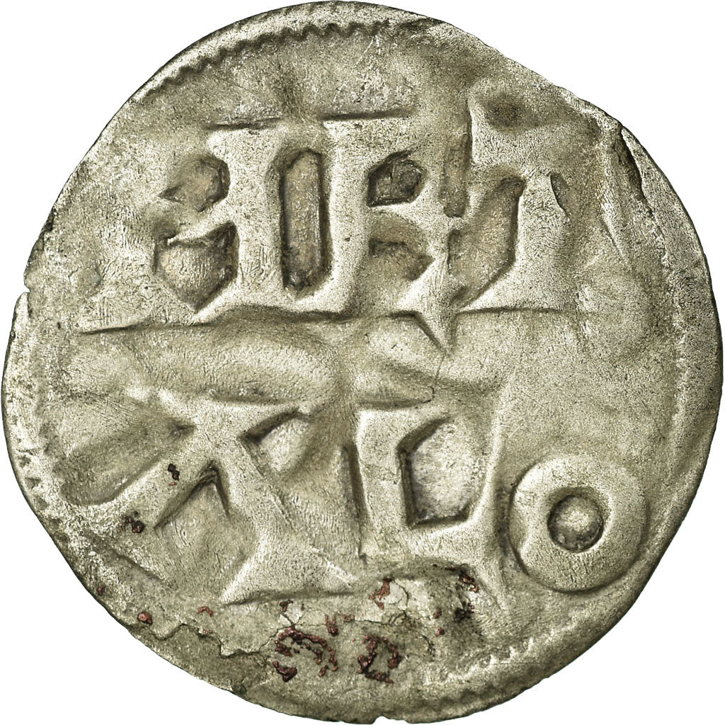 Coin, France, Denarius, Melle, EF(40-45), Silver