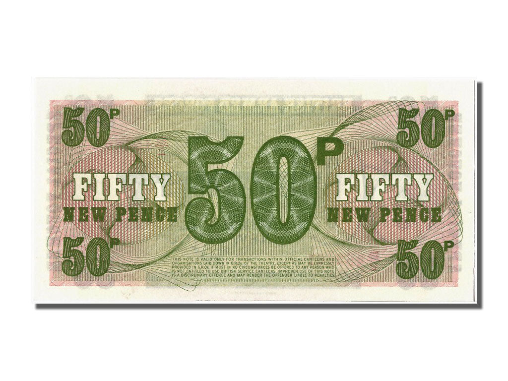 Banknote, Great Britain, 50 New Pence, UNC(65-70)