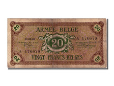 Belgium, 20 Francs, 1946, 1946-08-01, VF(20-25), A 176670