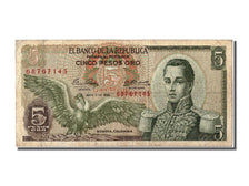 Banknote, Colombia, 5 Pesos Oro, 1963, 1963-05-01, EF(40-45)