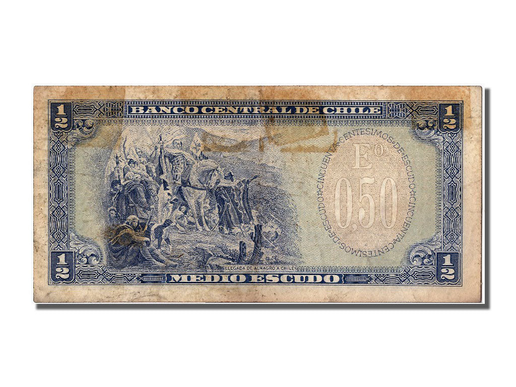 Chile, 1/2 Escudo, VF(30-35), A4 468134