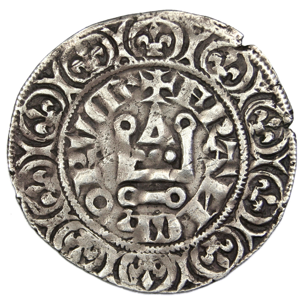 FRANCE, Maille Blanche, EF(40-45), Silver, Duplessy #243, 1.57