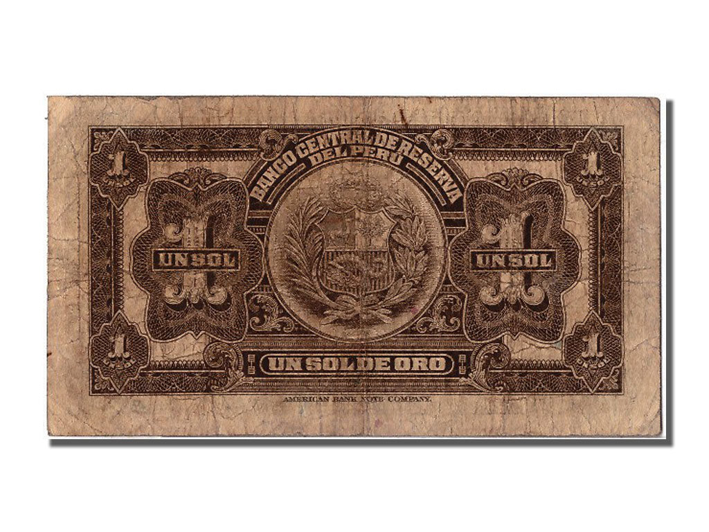 Perù, 1 Sol, 1935, 1935-04-26, MB+