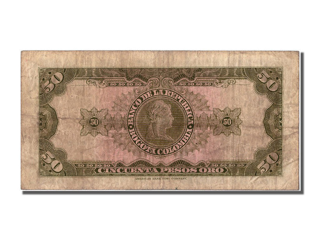 Colombia, 50 Pesos Oro, 1964, KM #402b, 1964-01-01, EF(40-45), Z 25092020