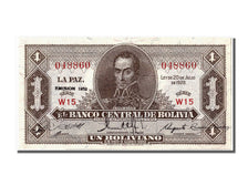 Bolivia, 1 Boliviano, 1952, KM #128c, UNC(63), W15 048860