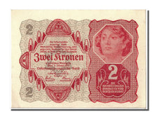 Biljet, Oostenrijk, 2 Kronen, 1922, NIEUW
