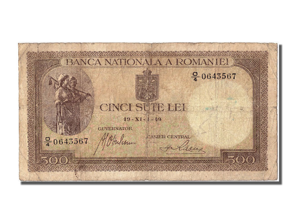Romania, 500 Lei, 1940, KM #51a, 1940-11-19, VF(20-25), O/4 0643567