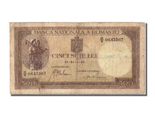 Romania, 500 Lei, 1940, KM #51a, 1940-11-19, VF(20-25), O/4 0643567