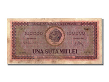 Romania, 100,000 Lei, 1947, KM #59a, 1947-01-25, VF(20-25), M.0083 0670