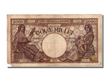 Romania, 2000 Lei, 1944, KM #53a, 1944-05-02, VF(20-25), N.2542 0891