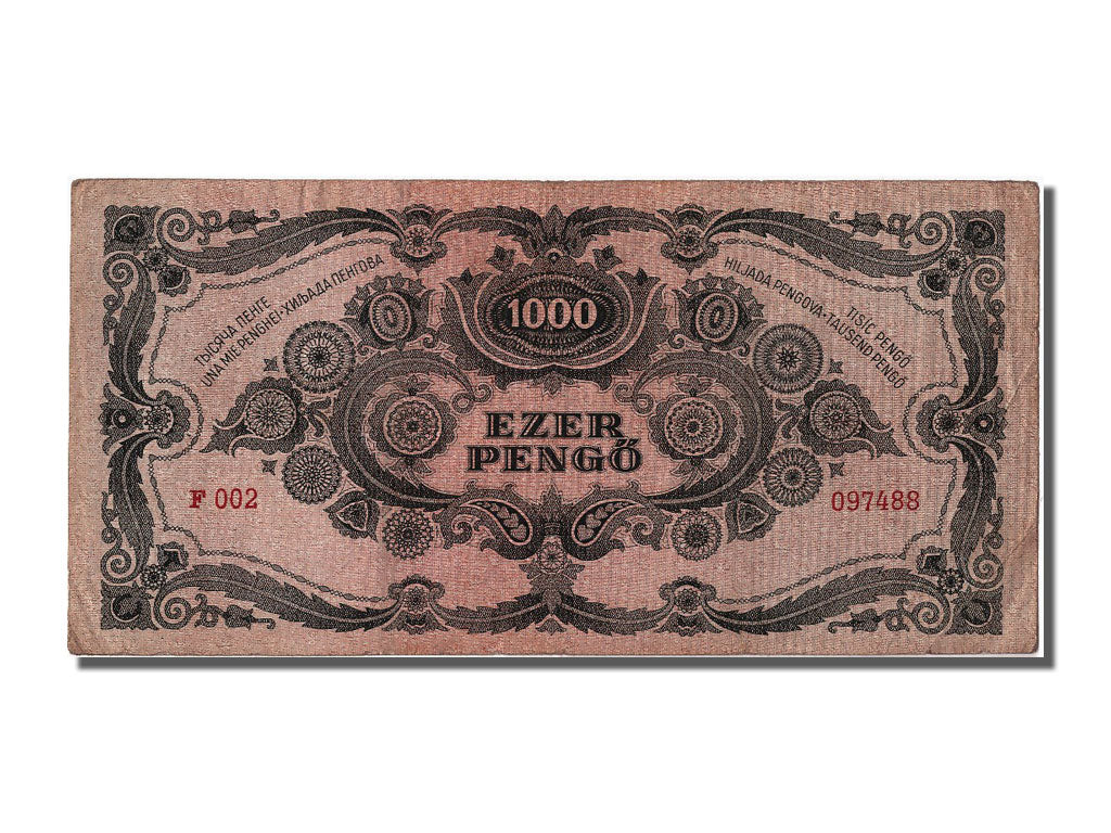 Hungary, 1000 Pengö, 1945, KM #118a, 1945-07-15, AU(50-53), F002 097488