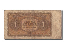 Czechoslovakia, 1 Koruna, 1953, KM #78b, VF(20-25), VA 666150