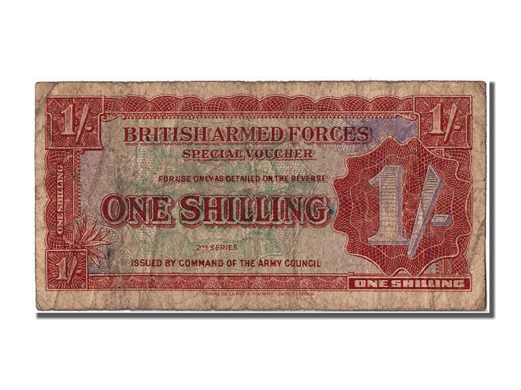 Great Britain, 1 Shilling, KM #M18b, F(12-15)