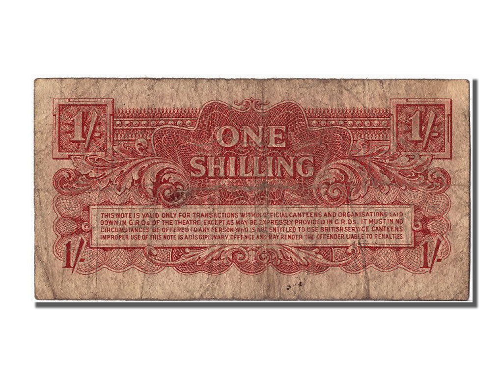 Great Britain, 1 Shilling, KM #M18b, F(12-15)