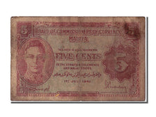 Malaya and British Borneo, 5 Cents, 1941, 1941-07-01, F(12-15)