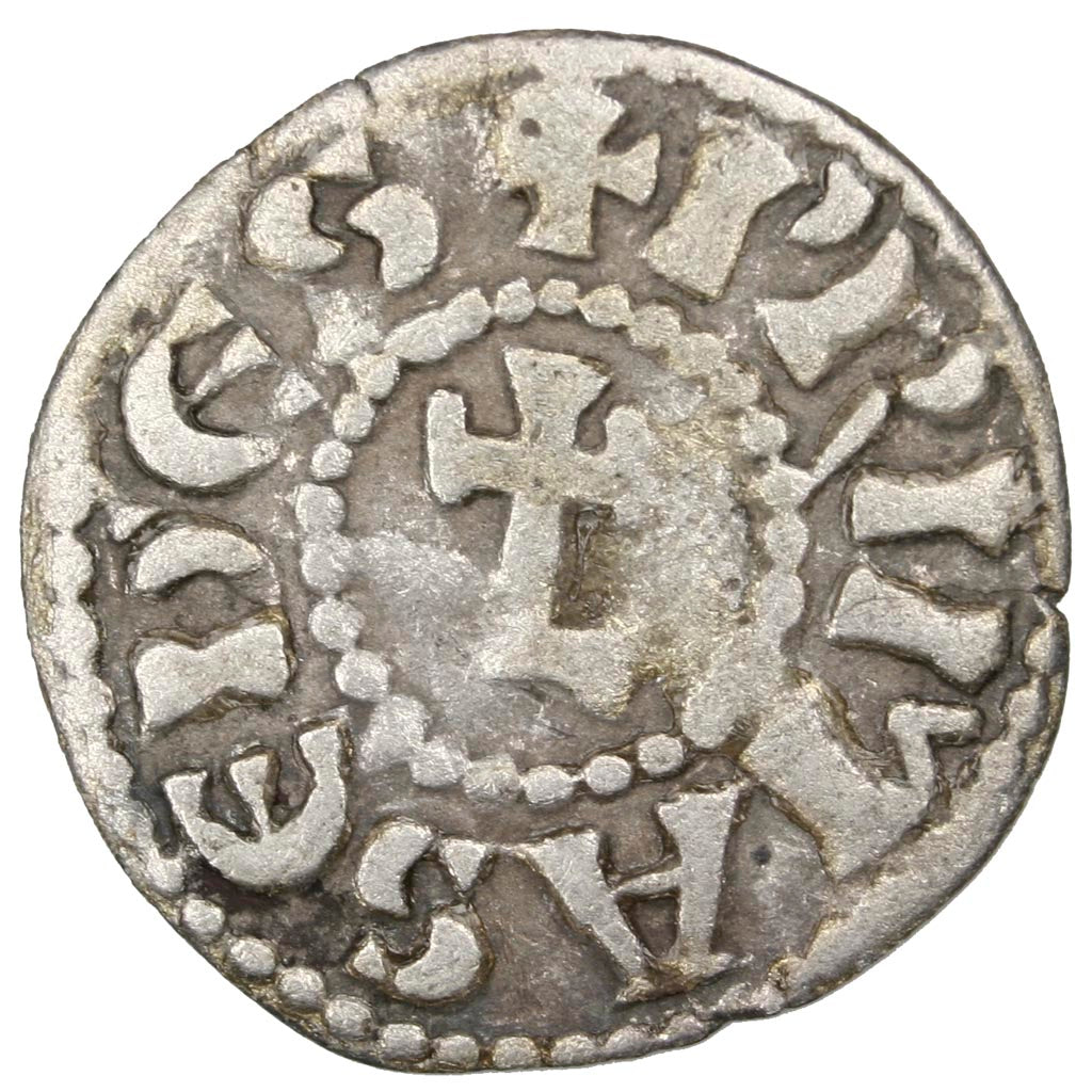 FRANCE, Denarius, Lyons, VF(30-35), Silver, 1.04