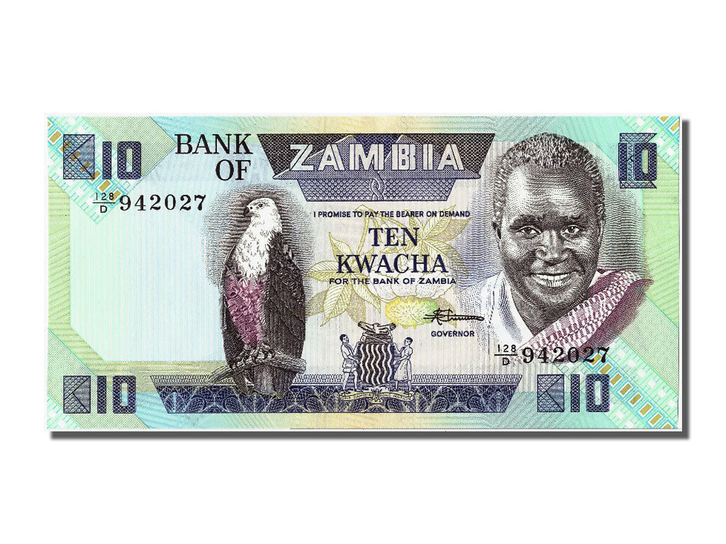 Banknot, Zambia, 10 Kwacha, UNC(65-70)