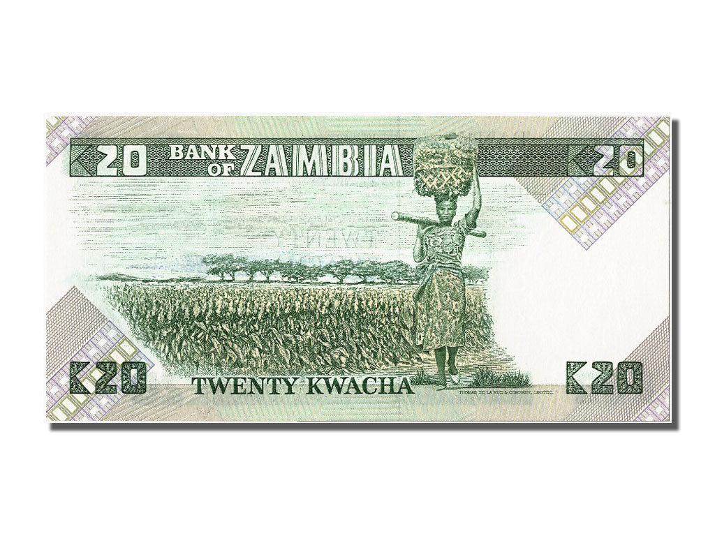 Banknot, Zambia, 20 Kwacha, UNC(65-70)