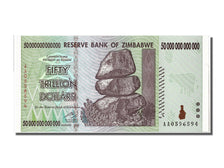 Zimbabwe, 50 Trillion Dollars, 2008, KM #90, UNC(65-70), AA 0596594
