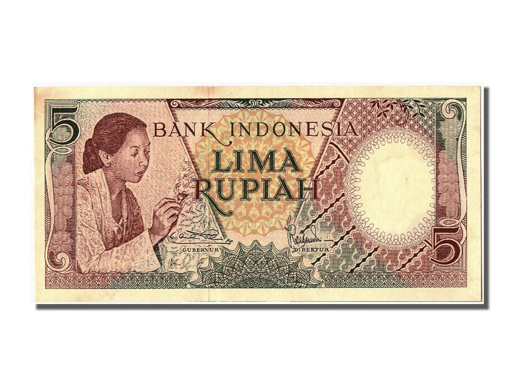 Billet, Indonésie, 5 Rupiah, NEUF