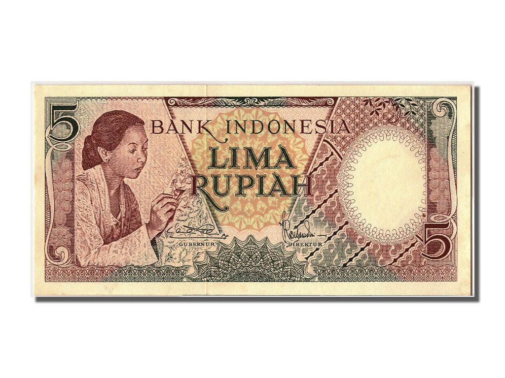 Billete, 5 Rupiah, Indonesia, UNC