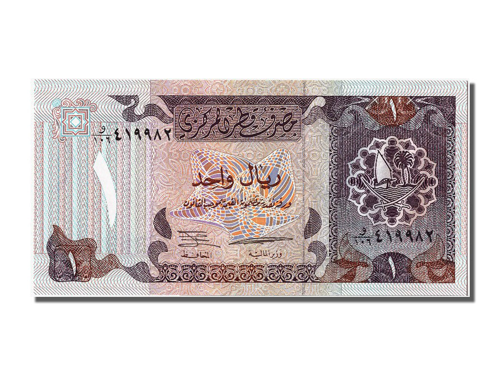 Qatar, 1 Riyal, KM #14b, UNC(65-70)