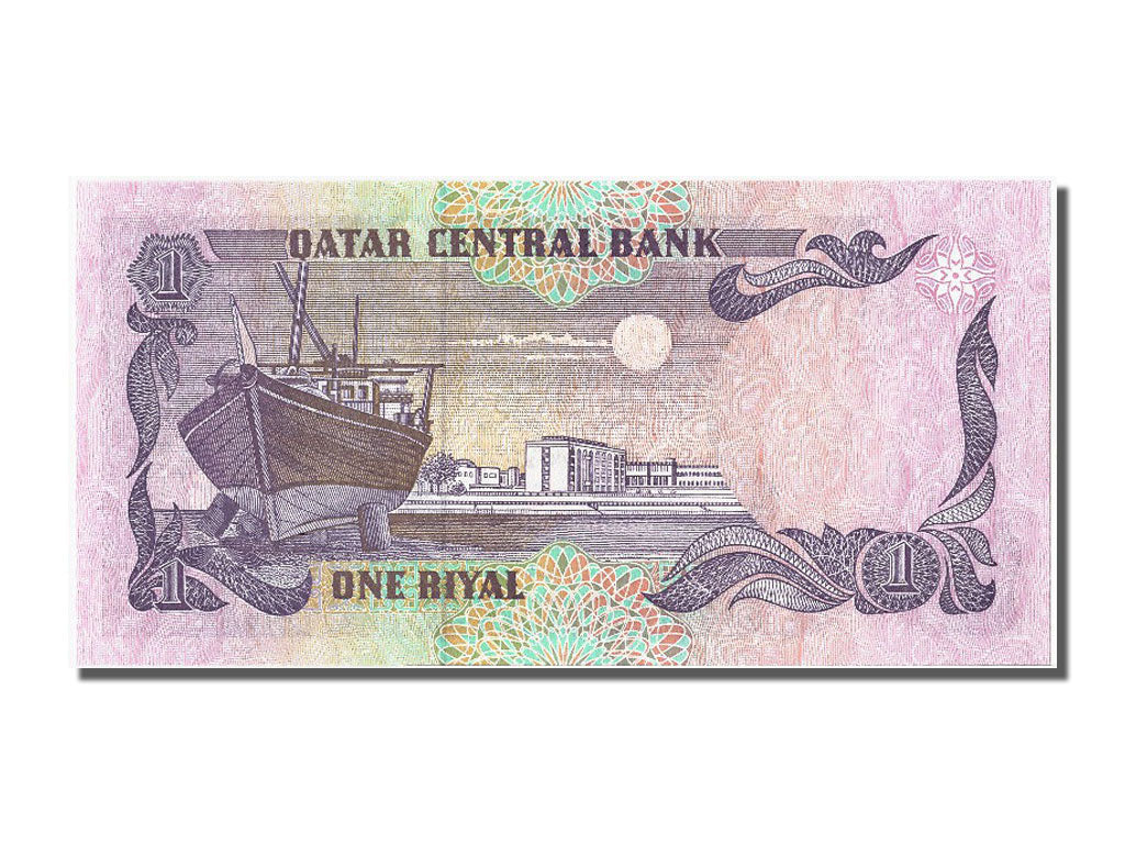 Qatar, 1 Riyal, KM #14b, UNC(65-70)