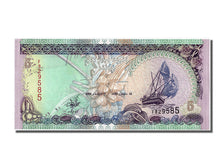 Billete, 5 Rufiyaa, 2006, Maldivas, UNC