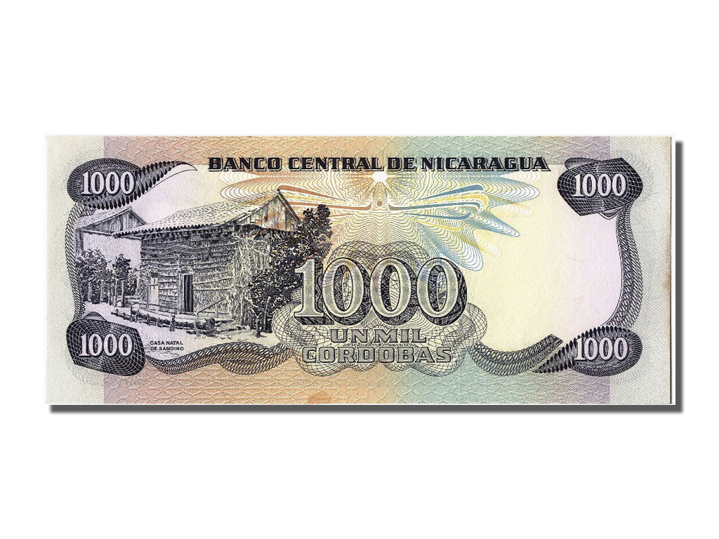 Banknote, Nicaragua, 1000 Cordobas, 1987, UNC(65-70)