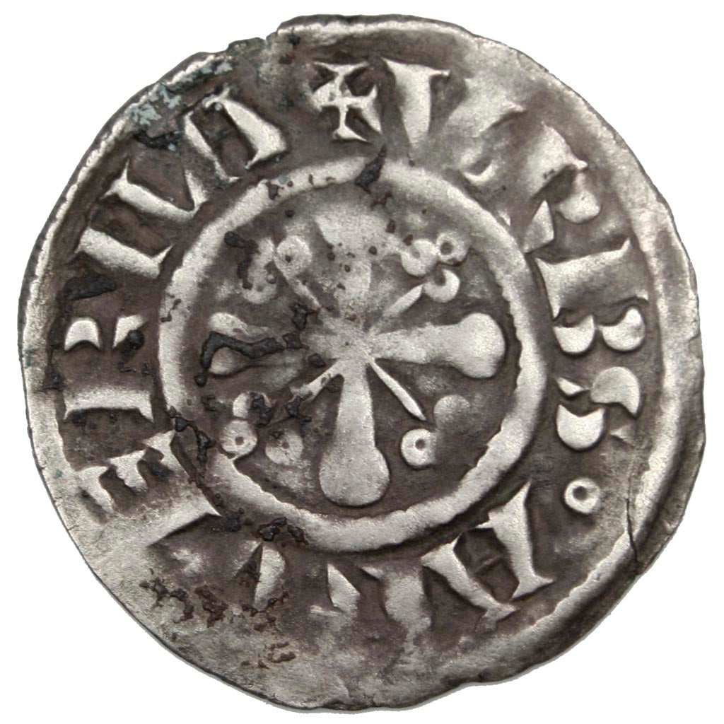 FRANCE, Denarius, Clermont, VF(30-35), Billon, 0.70