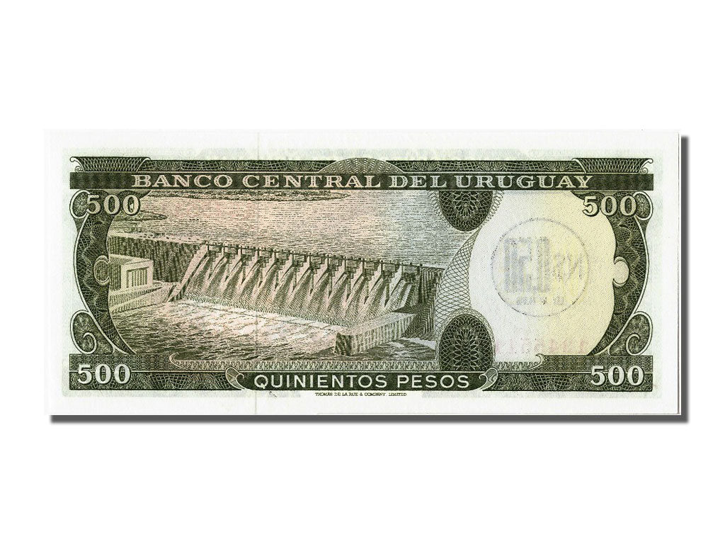 Banknote, Uruguay, 0.50 Nuevo Peso on 500 Pesos, UNC(65-70)