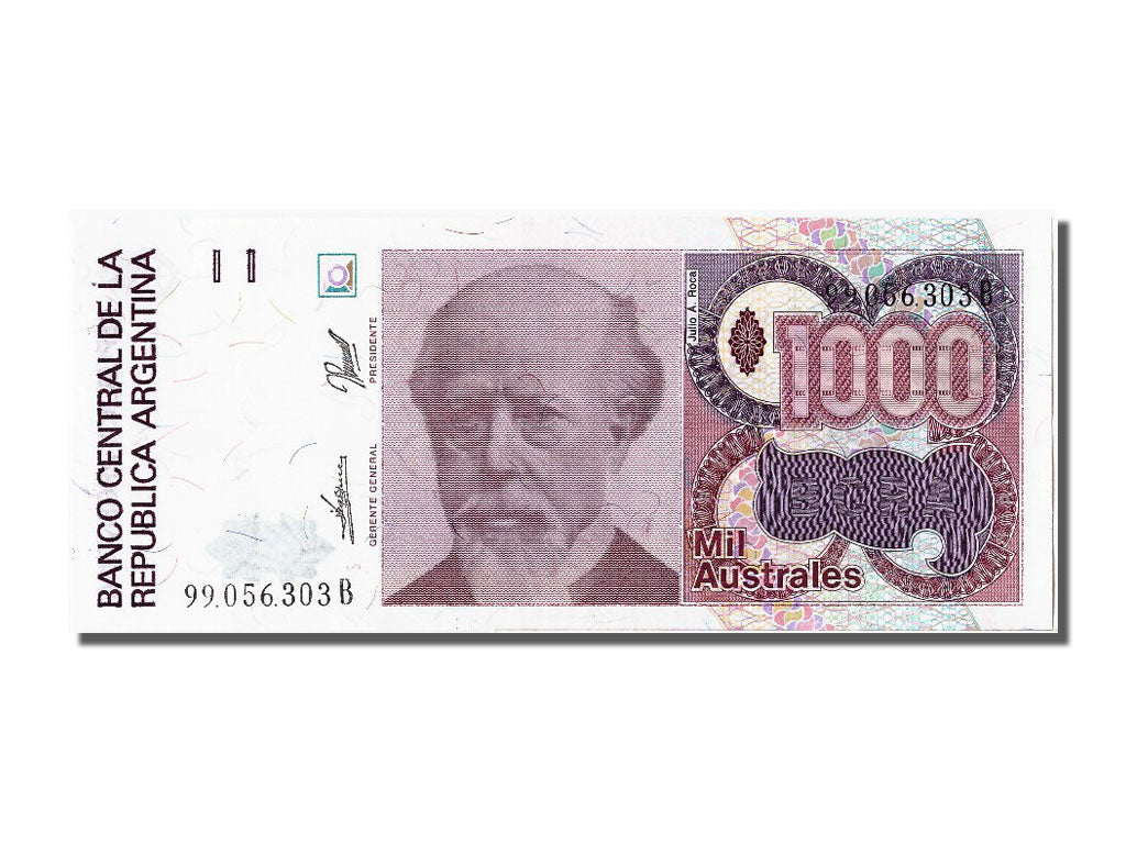 Banknote, Argentina, 1000 Australes, UNC(65-70)