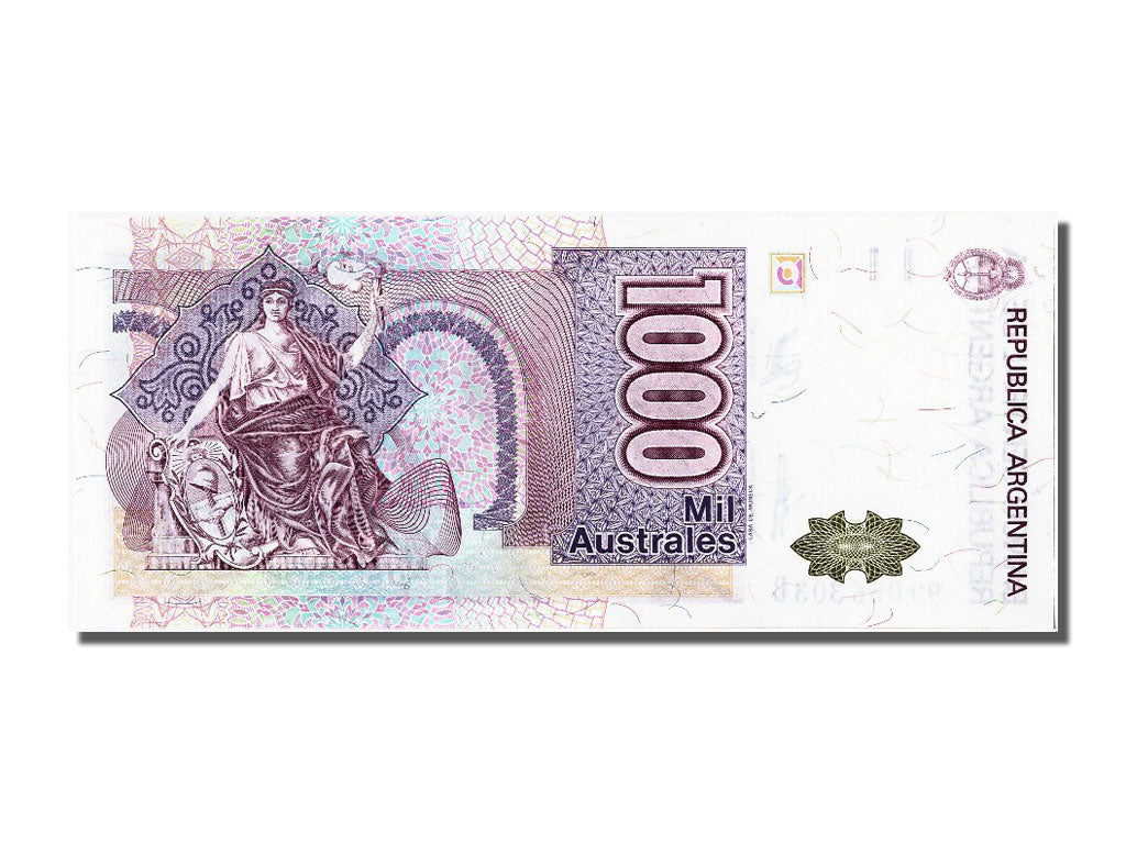Banknote, Argentina, 1000 Australes, UNC(65-70)