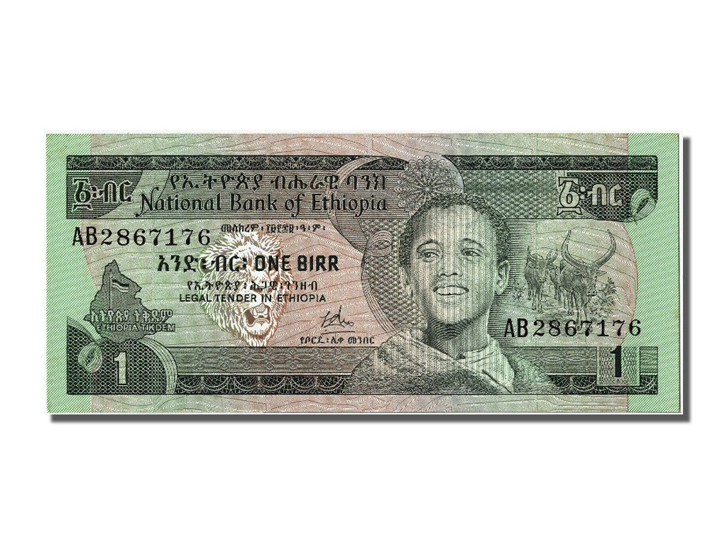 Banconote, Etiopia, 1 Birr, FDS