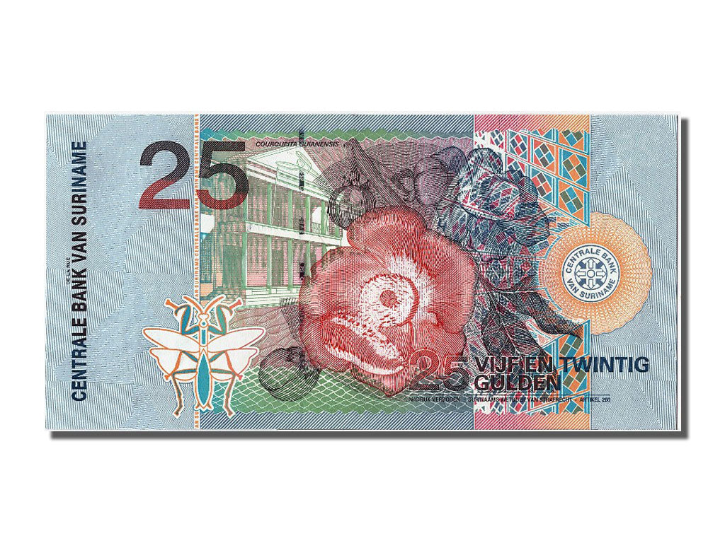 Billete, 25 Gulden, 2000, Surinam, 2000-01-01, UNC