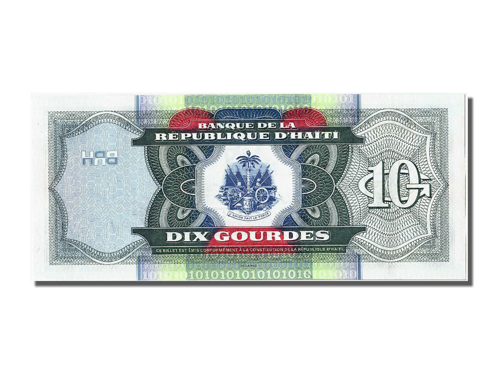 Billet, Haïti, 10 Gourdes, 2000, NEUF