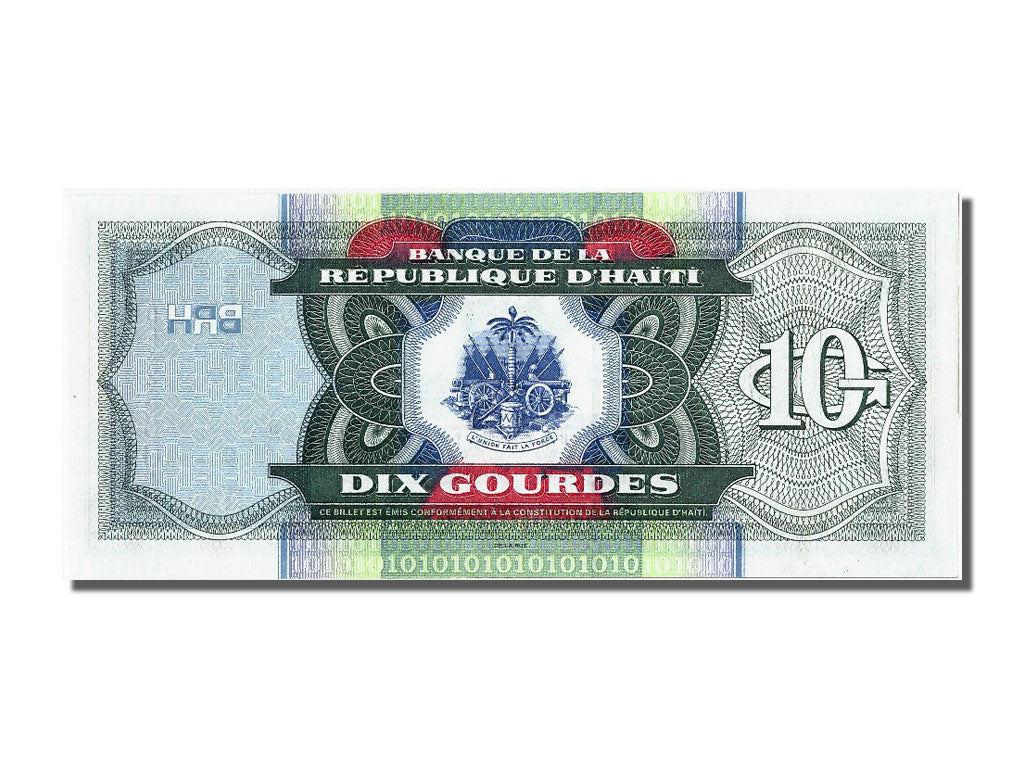 Banconote, Haiti, 10 Gourdes, 2000, FDS