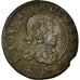 Monnaie, France, Louis XIII, Double tournois, buste laurée et drapé, Double