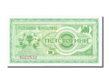 Billet, Macédoine, 500 (Denar), 1992, NEUF
