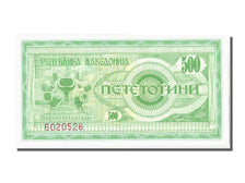 Banconote, Macedonia, 500 (Denar), 1992, FDS