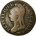 Moneda, Francia, Dupré, 5 Centimes, 1797, Metz, BC+, Bronce, Gadoury:126